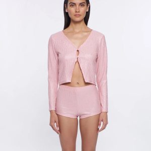 Ciara Mini Short In Pink Pearl