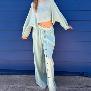 Slavia Pant Sage