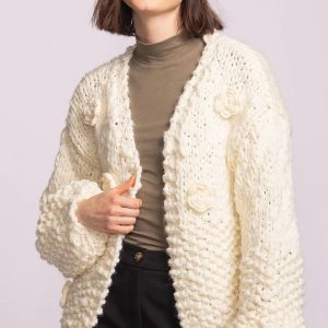 Hazel Sweater White
