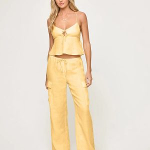 Sundown Cargo Pant In Daisy