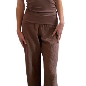 Fold Over Waist Beach Pant Roast