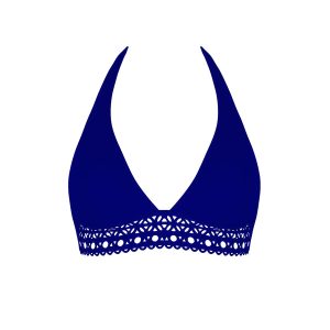 Ajourage Couture Triangle Outremer