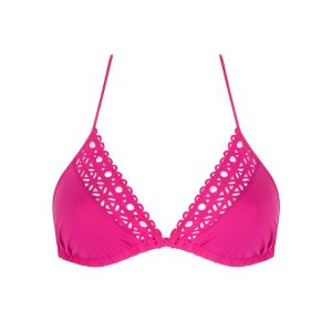 Ajourage Couture Adjustable Triangle In Fuchsia