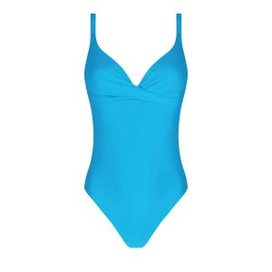 La Chiquissima Padded One Piece Bleu Azur