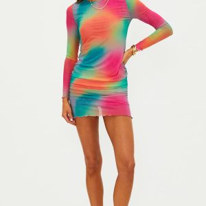 Roma Dress Strawberry Sunset Ombre