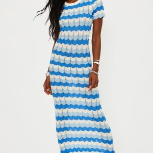 Emory Dress Coastal Waves