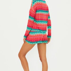 Balboa Short Strawberry Ice Chevron